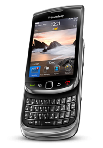 Blackberry Torch 9800 4 Gb Hafıza 512 Mb Ram 3.2 İnç 5 MP Tft Lcd Ekran Blackberry Os Tuşlu Cep Telefonu Siyah