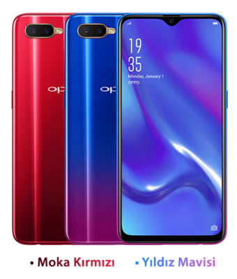 Oppo Rx17 Neo 128 Gb Hafıza 4 Gb Ram 6.41 İnç 16 MP Amoled Ekran Android Akıllı Cep Telefonu Kırmızı