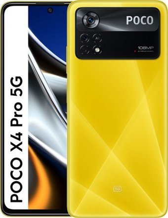 Poco X4 Pro 128 Gb Hafıza 6 Gb Ram 6.67 İnç 108 MP Çift Hatlı Amoled Ekran Android Akıllı Cep Telefonu Sarı