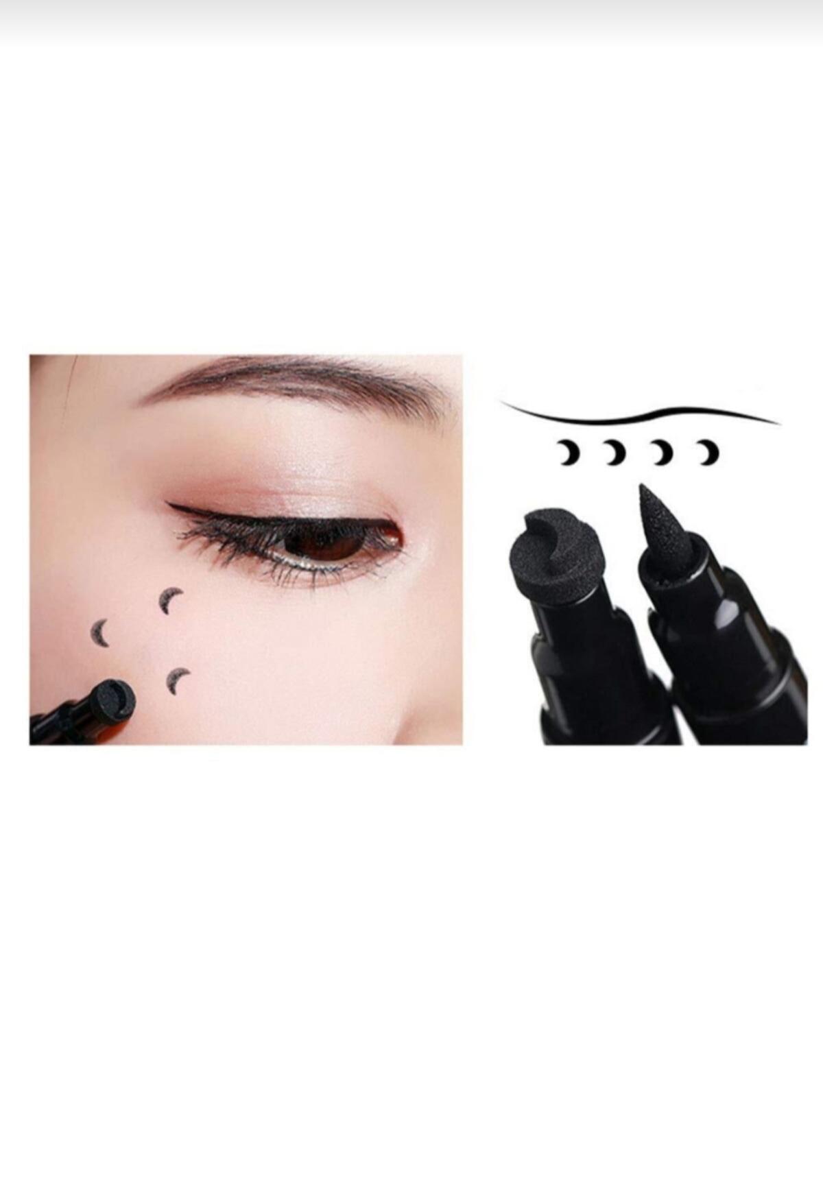 Rival Çift Taraflı Suya Dayanıklı Mat Siyah Kalem Eyeliner