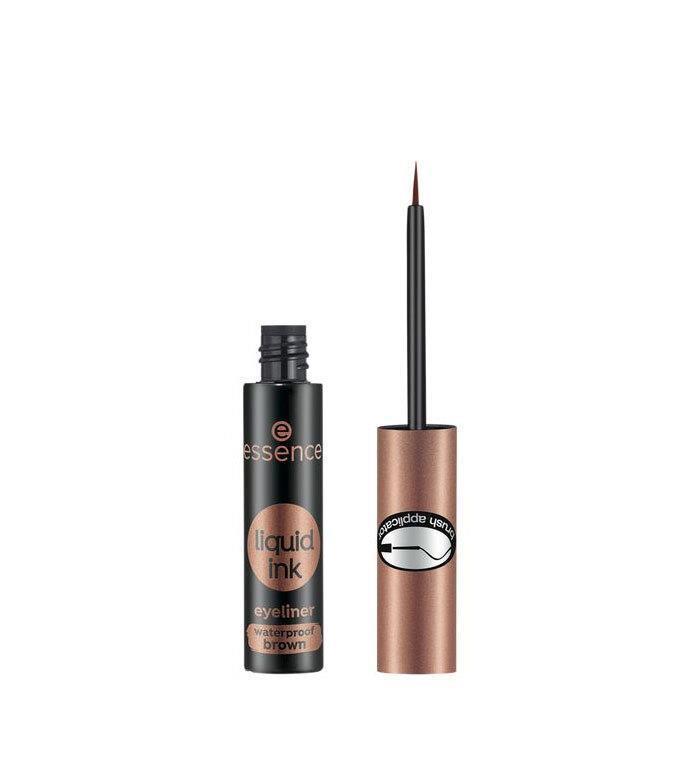 Essence Suya Dayanıklı Mat Kahverengi Likit Eyeliner