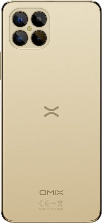 Omix X600 (4 Gb / 128 Gb) 128 Gb Hafıza 4 Gb Ram 6.78 İnç 50 MP Ips Lcd Ekran Android Akıllı Cep Telefonu Altın