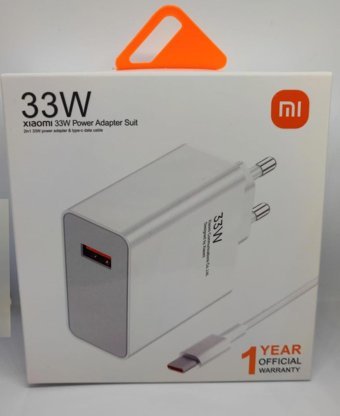 Xiaomi MDY-11-EZ Xiaomi Type-C Kablolu 33 W Hızlı Şarj Aleti Beyaz