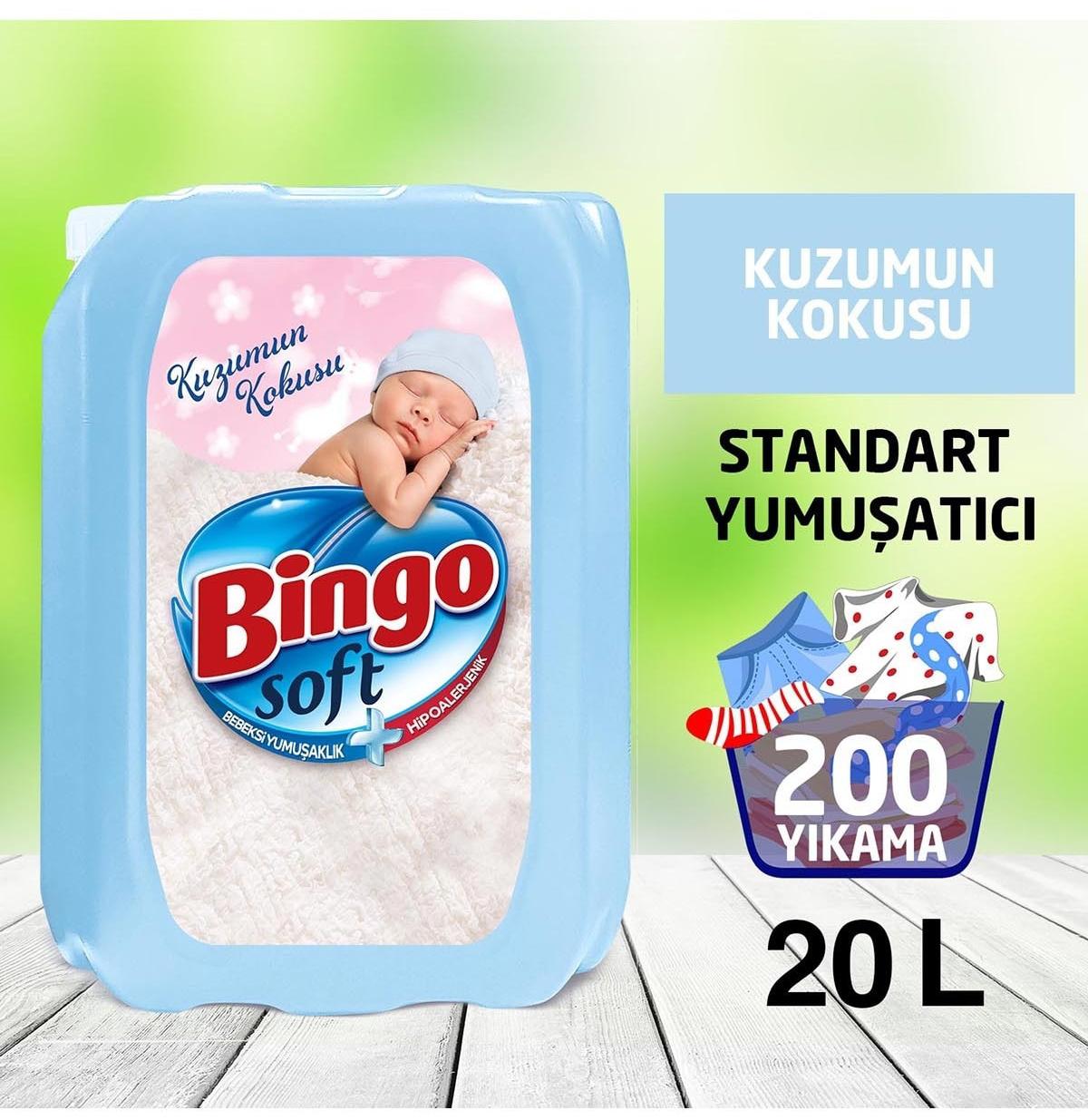 Bingo Soft 200 Yıkama Yumuşatıcı 4 x 20 lt