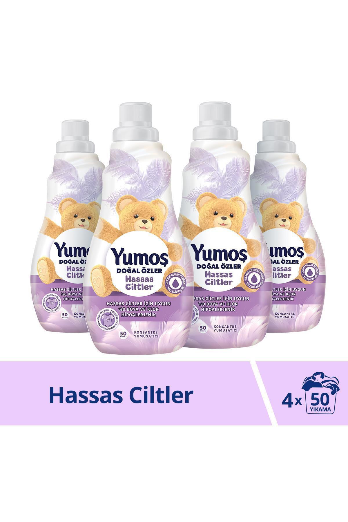 Yumoş Doğal Özler Konsantre 50 Yıkama Yumuşatıcı 4 x 1.2 lt