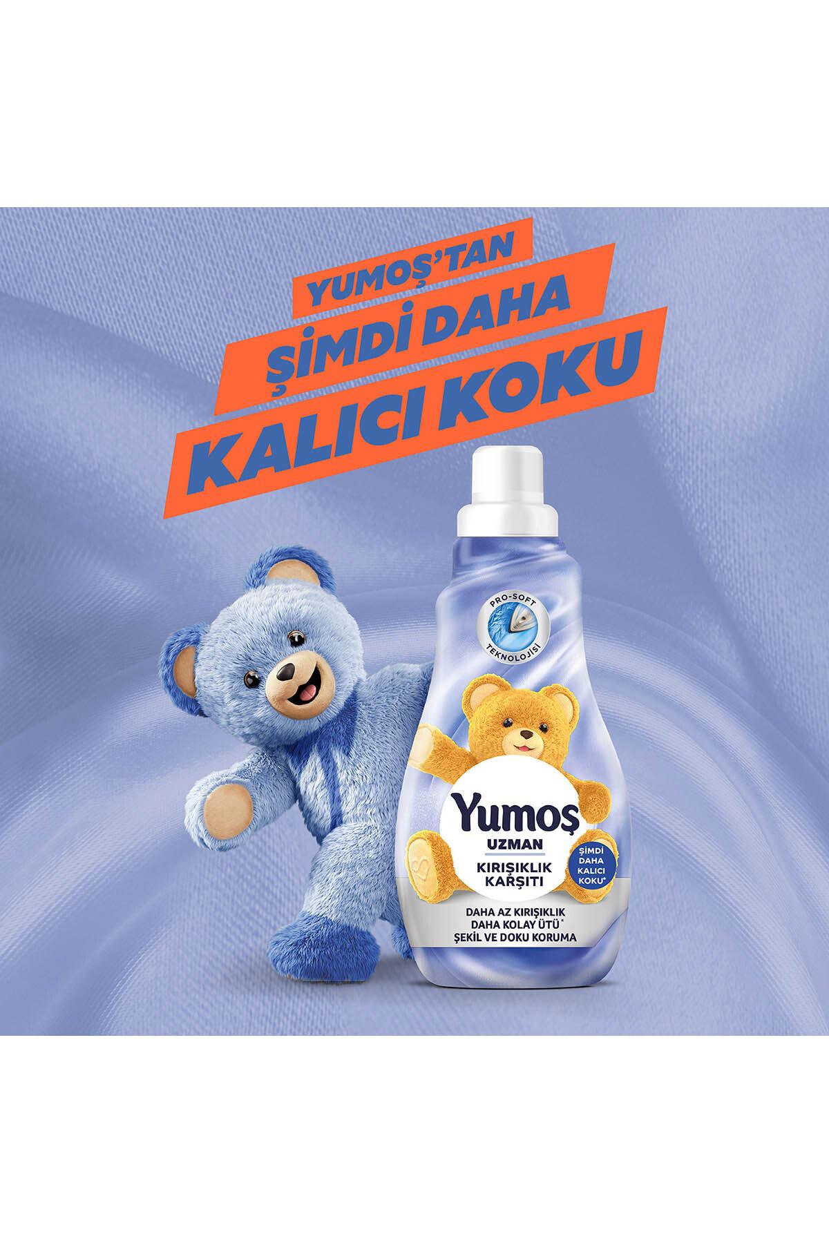 Yumoş Uzman Bakım Kırışıklık Karşıtı Konsantre 50 Yıkama Yumuşatıcı 2 x 1.2 lt