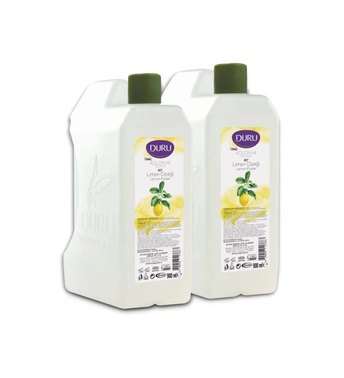 Duru Limon Çiçeği Kolonya 900 ml 2'li