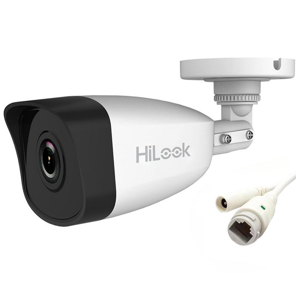 HiLook IPC-B121H 2.8 mm Ethernet Mini 1 Kameralı 360 Derece Dönen Gece Görüşlü IP Dış Mekan Kablolu Güvenlik Kamerası