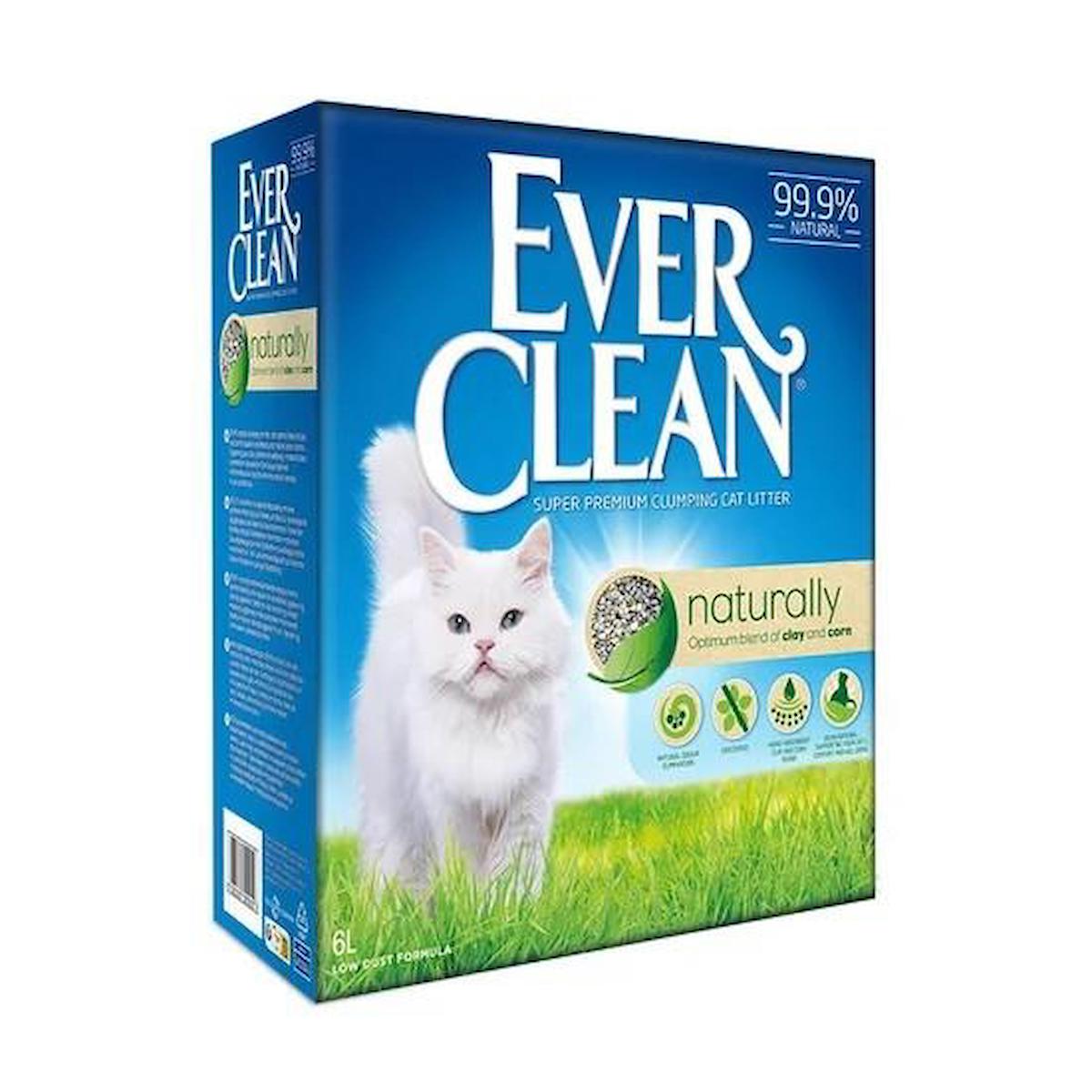 Ever Clean Kokusuz Topaklanan İnce Taneli Doğal Kedi Kumu 6 lt