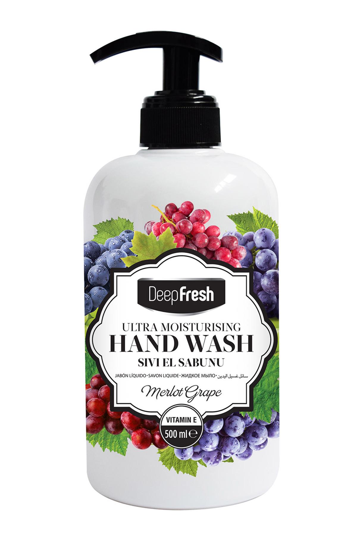 Deep Fresh Garden Merlot Üzümü Nemlendiricili Sıvı Sabun 500 ml Tekli