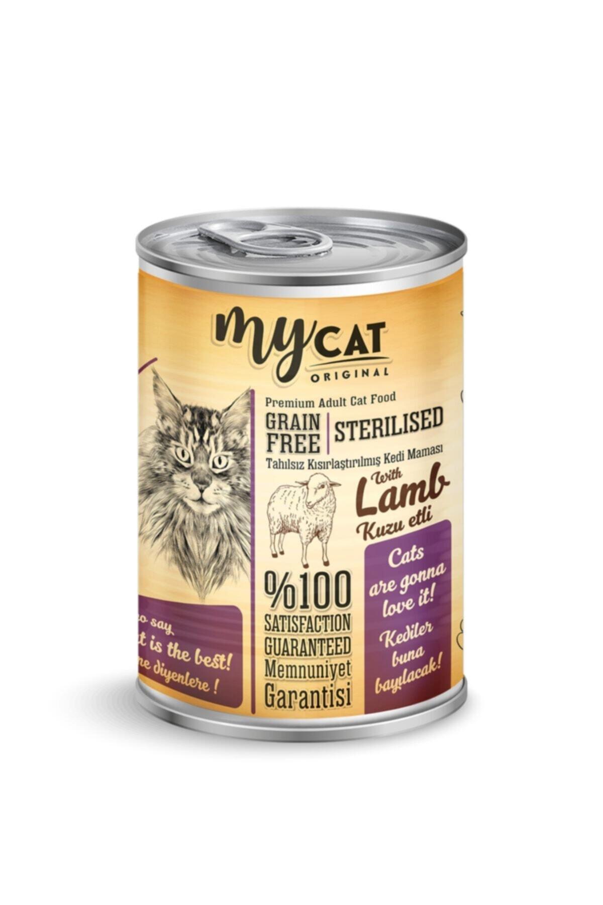 My Cat Grain Free Kısırlaştırılmış Kuzu Etli Yaş Kedi Maması 12x400 gr