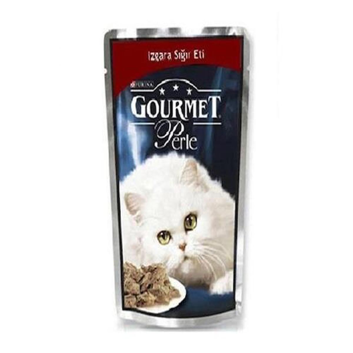 Purina Perle Sığır Etli Yetişkin Yaş Kedi Maması 6x85 gr