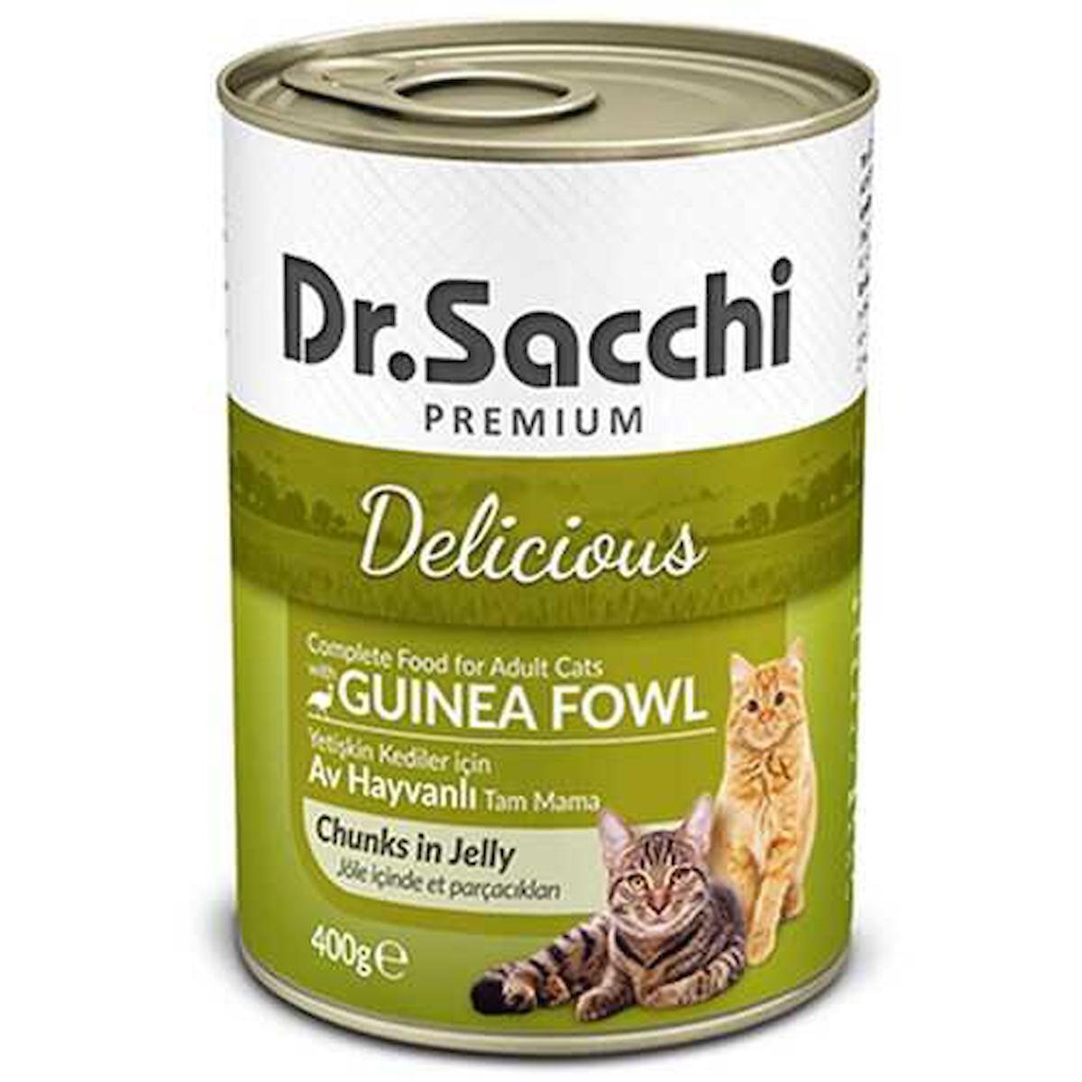 Dr.Sacchi Premium Av Hayvanlı Yetişkin Yaş Kedi Maması 400 gr