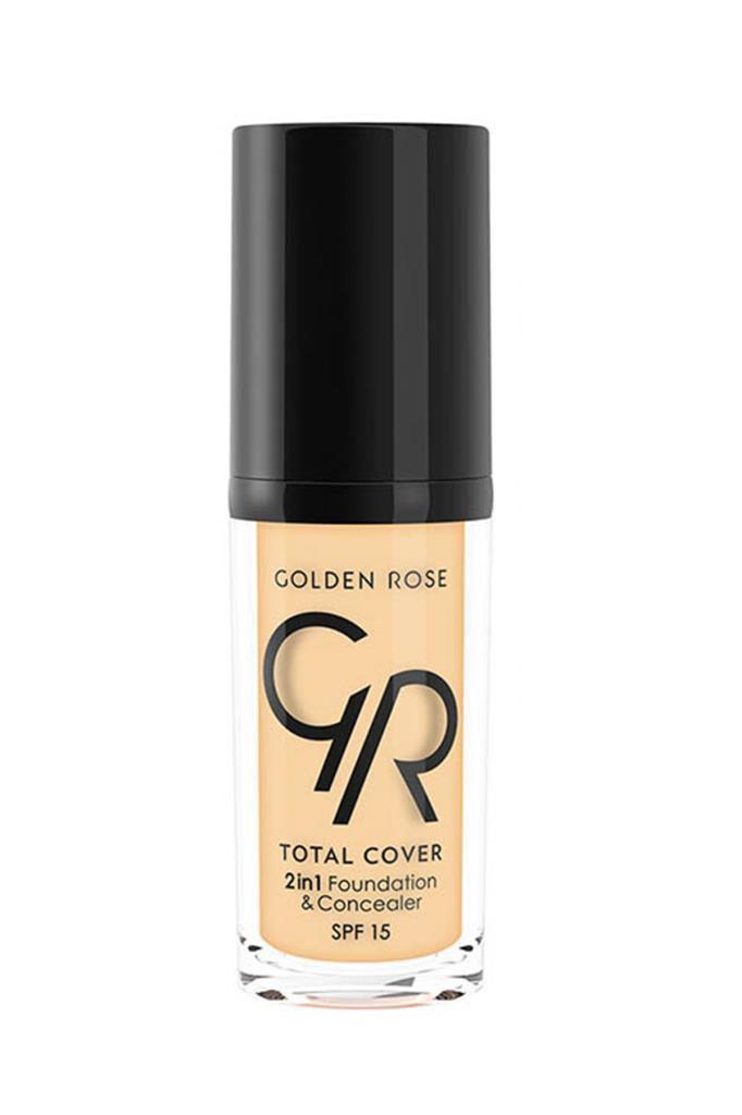 Golden Rose Total Cover 2 in 1 21 Likit Serum Fondöten 30 ml