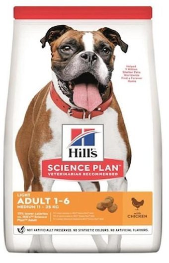Hill'S Light Tüm Irklar Yetişkin Kuru Köpek Maması 14 kg