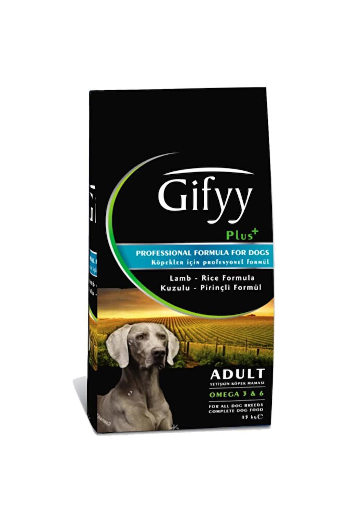 Gifyy Profesional Formula For Dogs Kuzu Etli ve Pirinçli Tüm Irklar Yetişkin Kuru Köpek Maması 15 kg