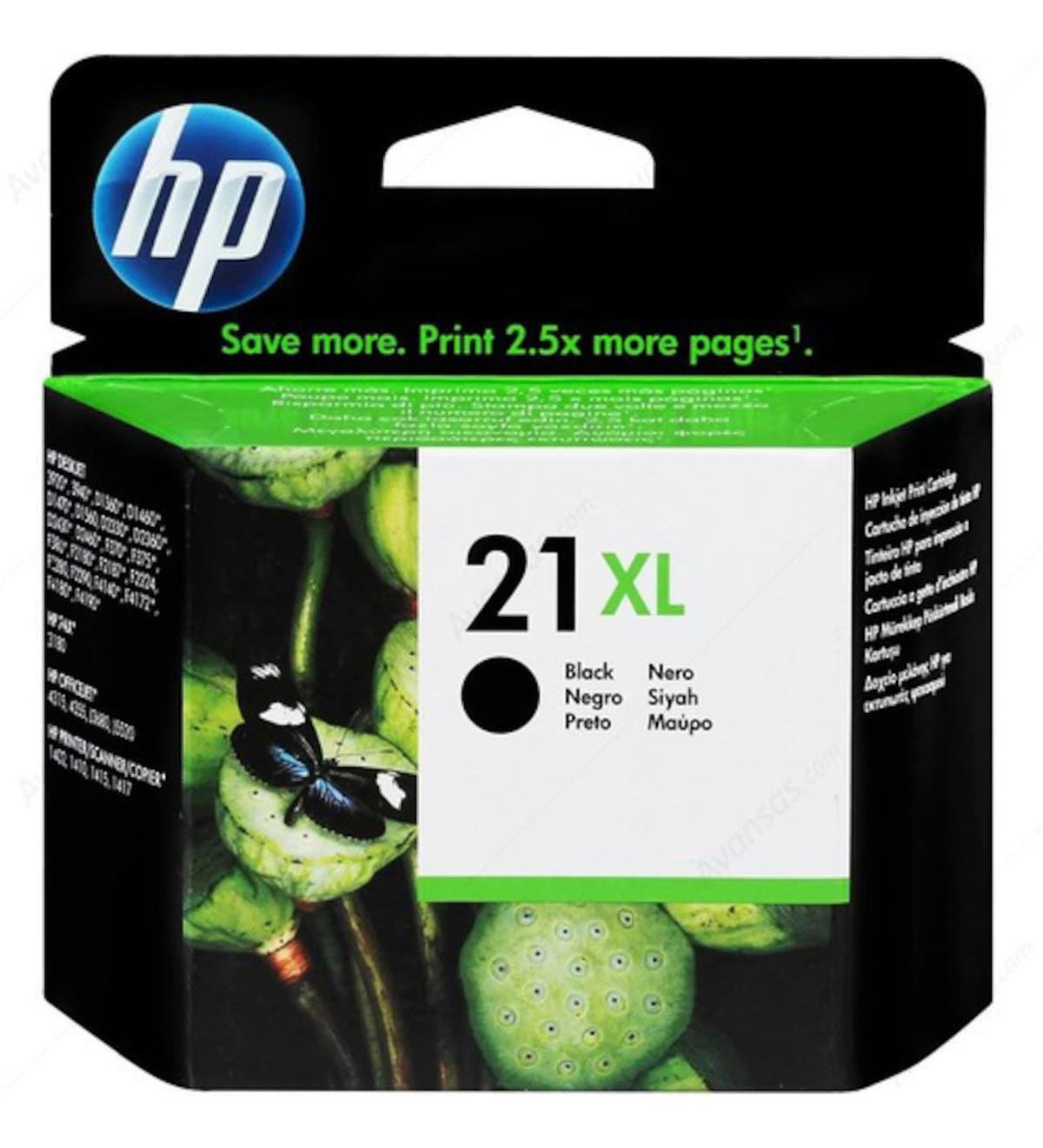 HP 21XL-C9351CE Orijinal Siyah Mürekkep Kartuş