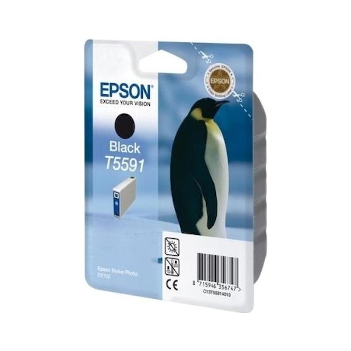 Epson T5591-C13T55914020 Orijinal Siyah Mürekkep Kartuş