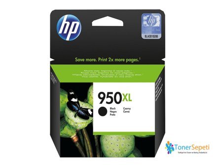 HP 950XL-CN045AE Orijinal Siyah Mürekkep Kartuş