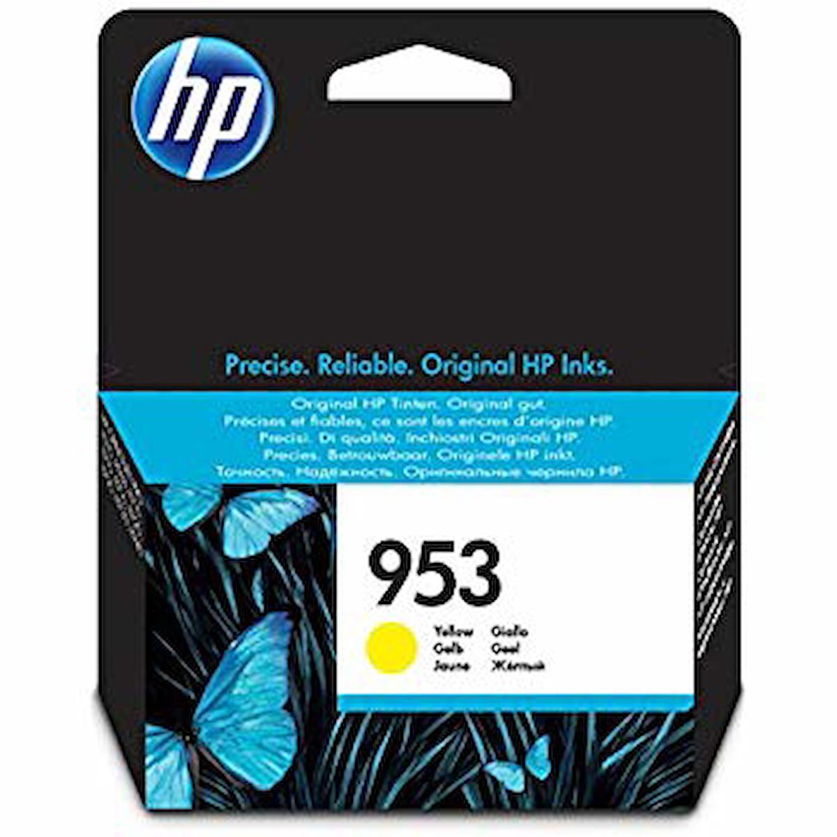 HP 953-F6U14Ae Orijinal Sarı Mürekkep Kartuş