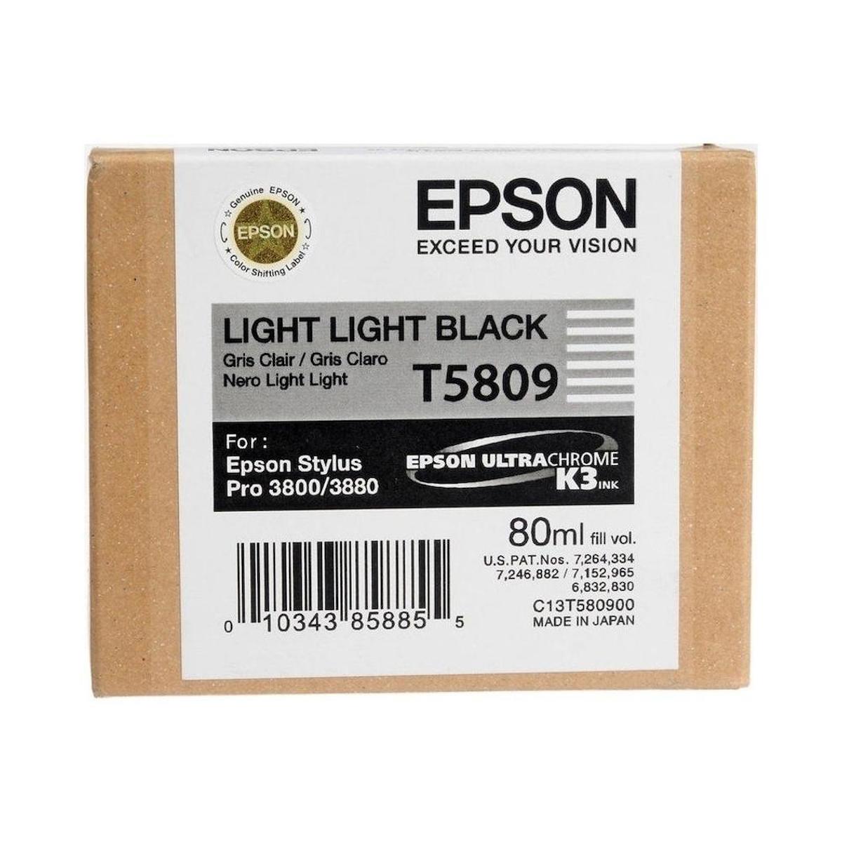 Epson T5809-C13T580900 Orijinal Siyah Mürekkep Kartuş