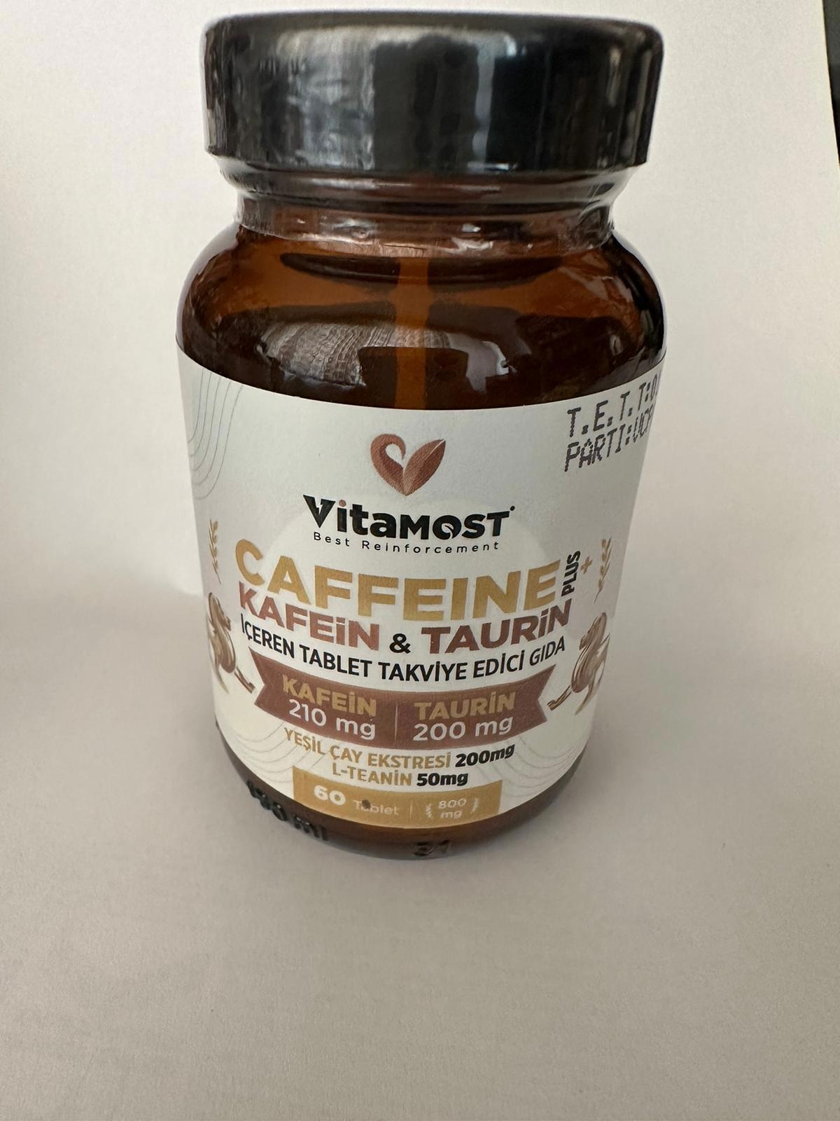 Vitamost Cafeine Aromalı Unisex Vitamin 60 Tablet