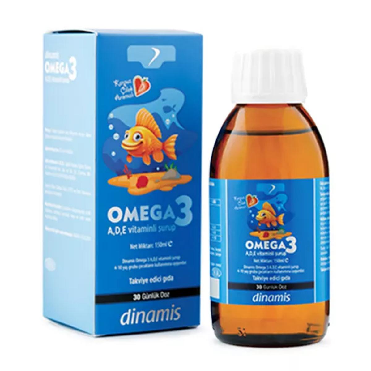 Dinamis Omega 3 Sade Çocuk Vitamin 150 ml