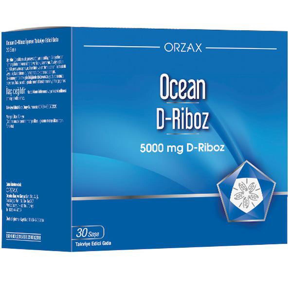 Ocean Orzax D-Riboz Sade Unisex Vitamin 30 Şase