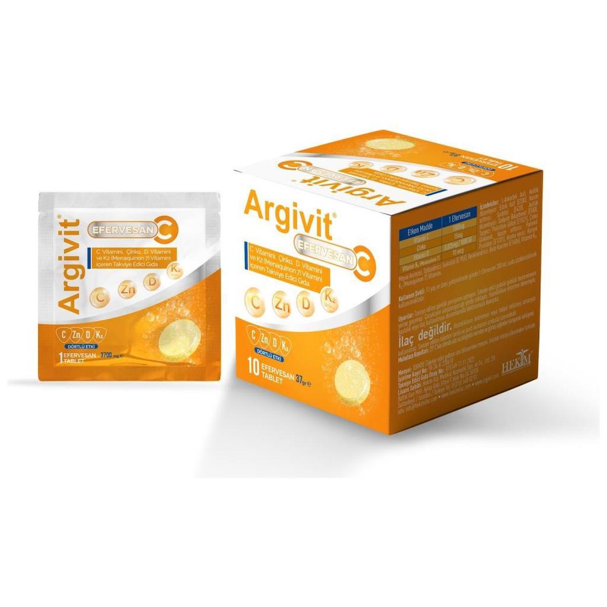 Argivit Efervasen Sade Çocuk Vitamin 10 Şase