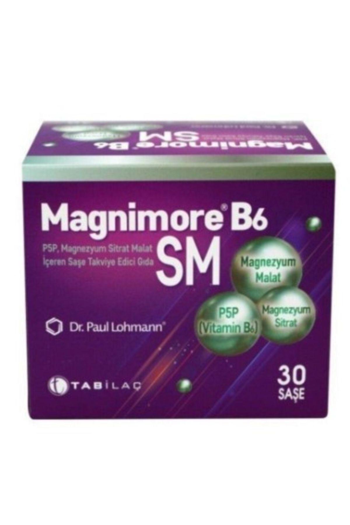 Tab İlaç Magnezyum Sade Unisex Vitamin 30 Şase