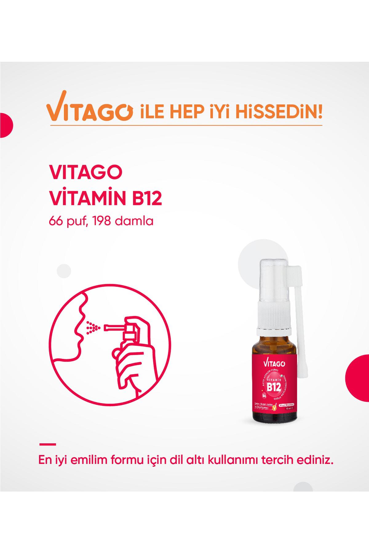 Vitago Vitamin B12 Sade Unisex 10 ml