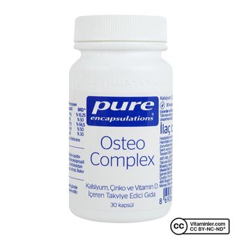 Pure Encapsulations Osteo Complex Aromasız Unisex Vitamin 30 Kapsül