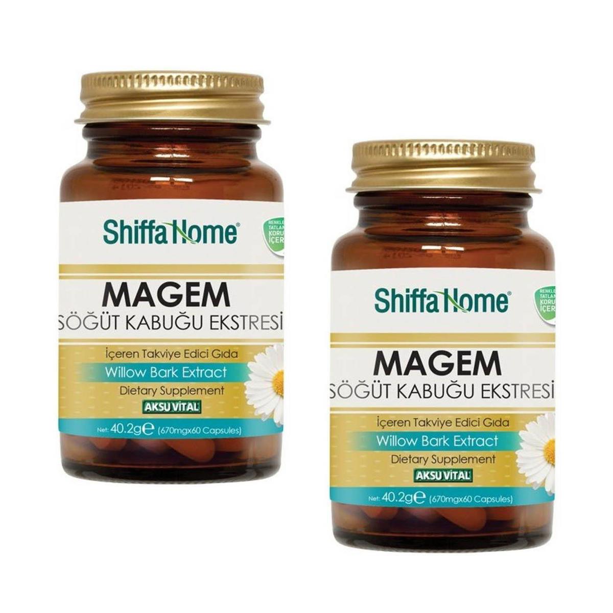 Shiffa Home Magem Aromasız Unisex Vitamin 2x60 Kapsül