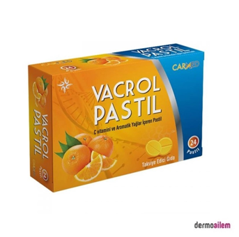 Carmed Vacrol Aromalı Unisex Vitamin 24 Tablet