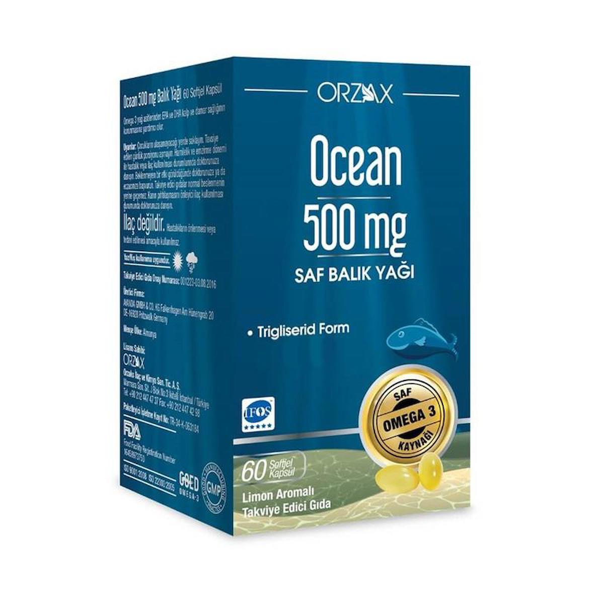 Ocean Orzax Aromalı Vitamin 60 Tablet