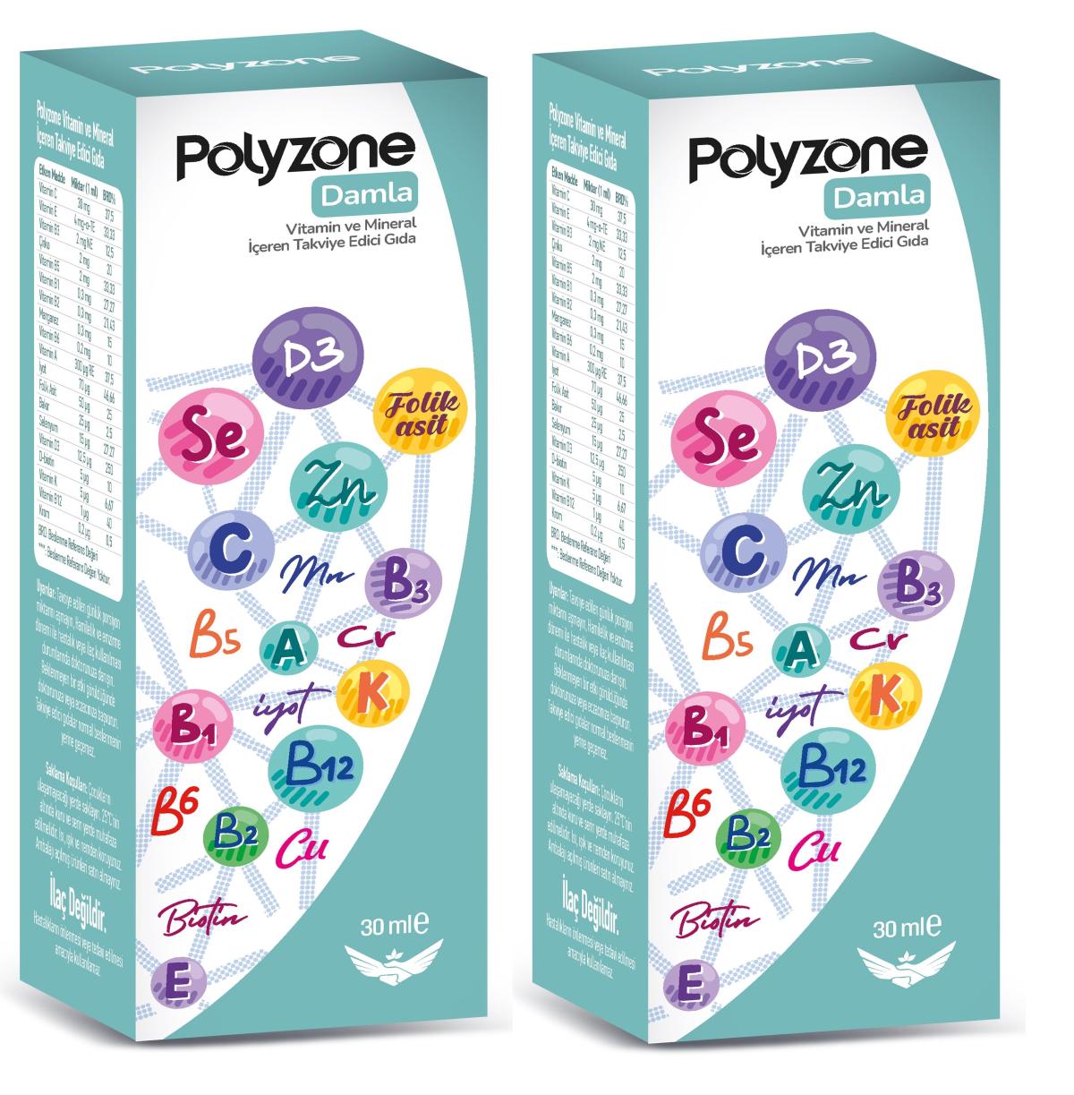 Convıta Polyzone Sade Çocuk Vitamin 2x30 Tablet