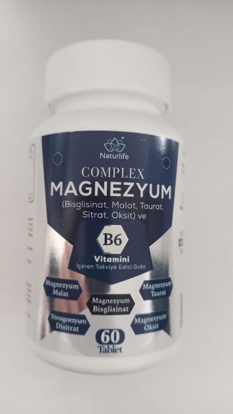 Naturlife Magnezyum Sade Unisex Vitamin 60 Tablet