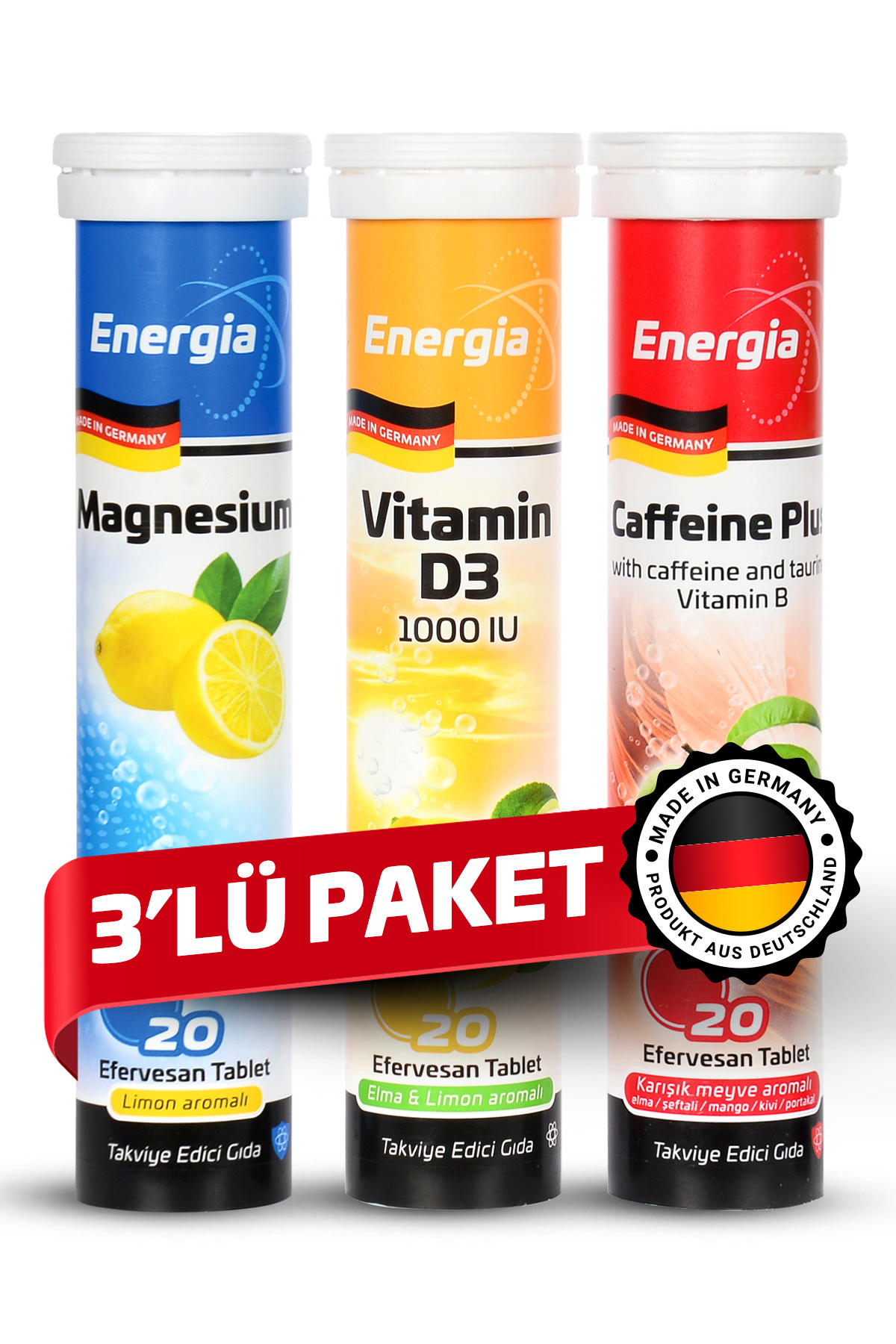 Energia Magnezyum Unisex Vitamin 3x20 Tablet