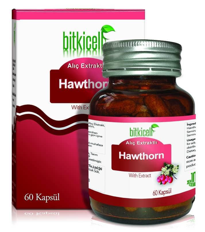 Bitkicell Hawthorn Aromalı Yetişkin Bitkisel Besin Desteği 60 Tablet