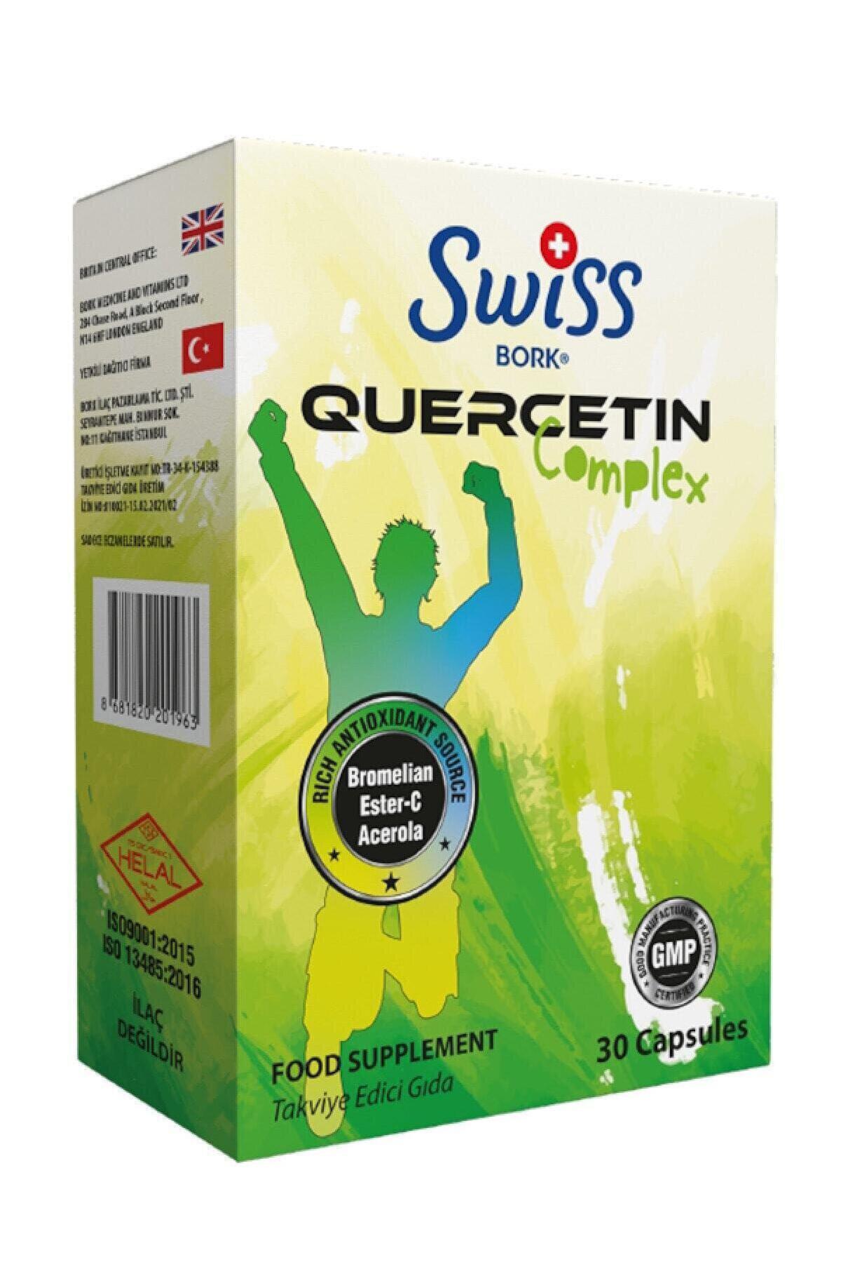 Swıss Quercetin Sade Yetişkin Bitkisel Besin Desteği 30 Tablet