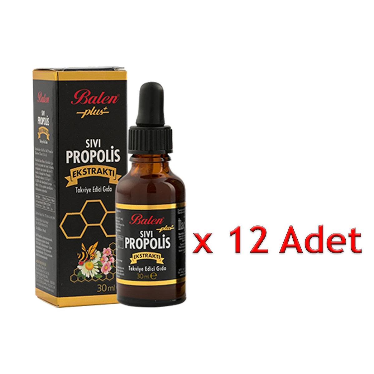 Balen Sıvı Propolis Sade Yetişkin Bitkisel Besin Desteği 30 ml