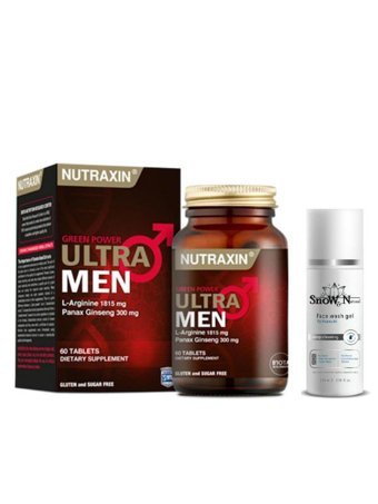 Nutraxin Ultra Men Aromasız Yetişkin Bitkisel Besin Desteği 60 Tablet