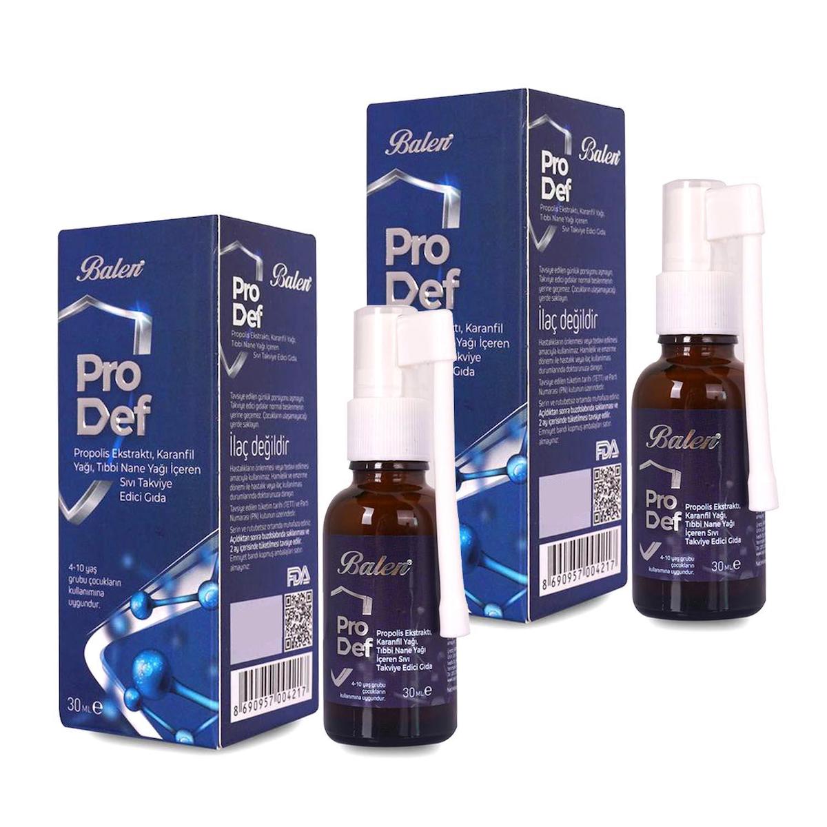 Balen Prodef Propolis Karanfil Yağı Sade Yetişkin Bitkisel Besin Desteği 30 ml