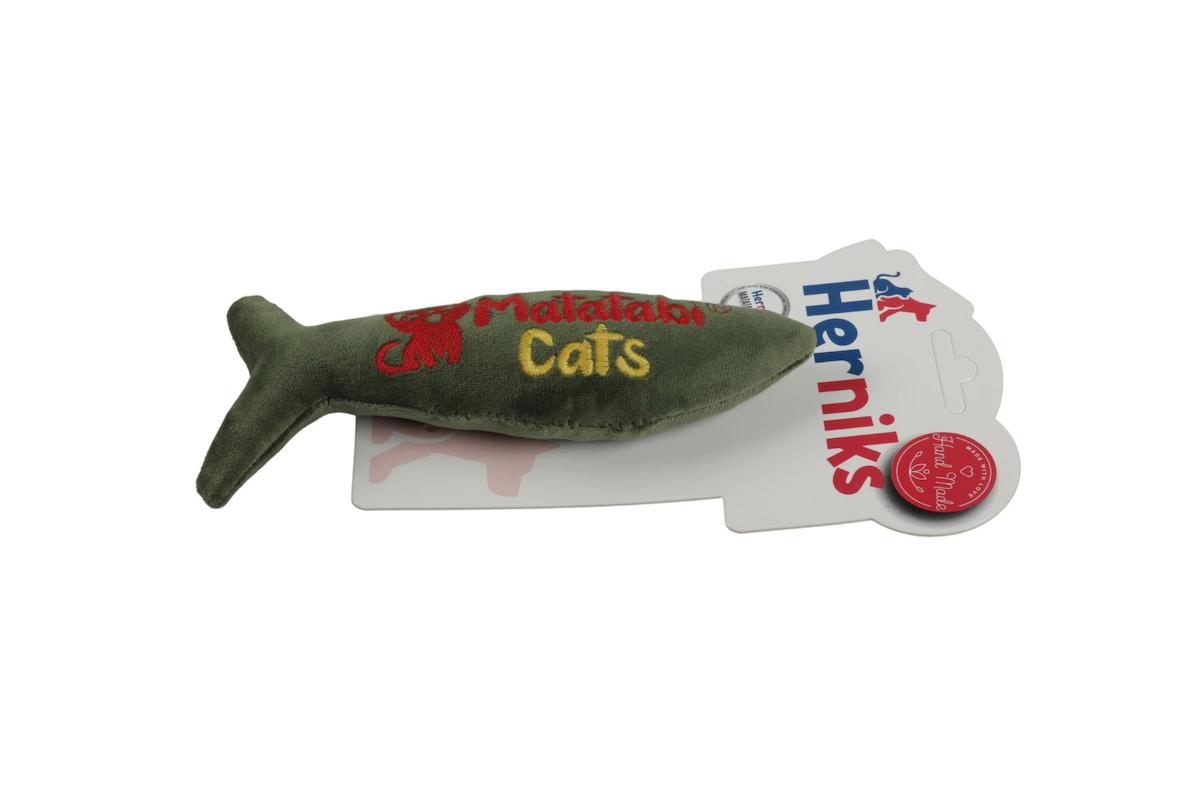 Herniks Jr. Fish Sesli Peluş Isırma Yavru-Yetişkin Balık Kedi Oyuncağı