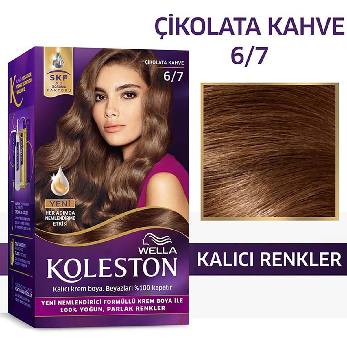 Wella 6.7 Çikolata Kahve Krem Saç Boyası 50 ml