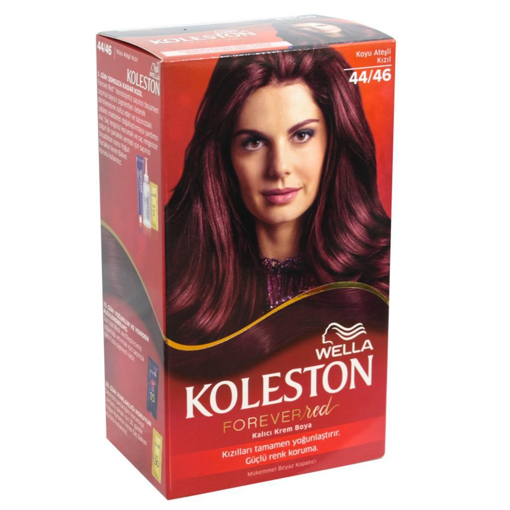 Wella Koleston 44.46 Koyu Ateşli Kızıl Krem Saç Boyası 50 ml