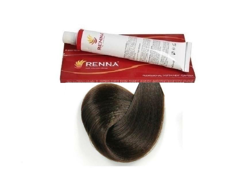 Renna 6.11 Koyu Kumral Krem Saç Boyası 60 ml