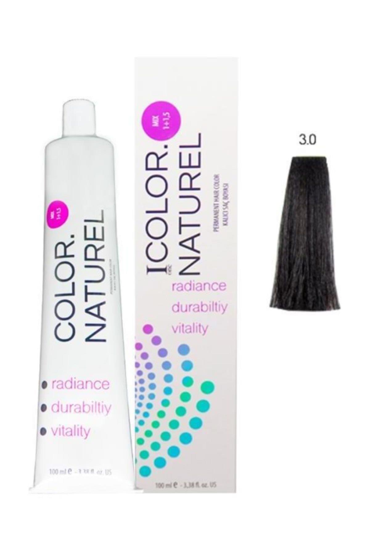 Color Naturel 3.0 Kestane Krem Saç Boyası 100 ml