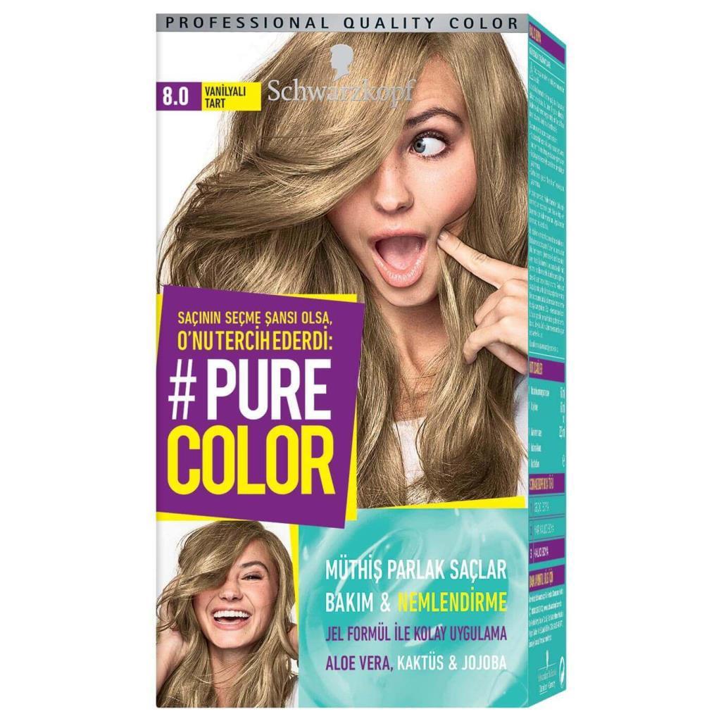 Schwarzkopf 8.0 Vanilyalı Tart Krem Saç Boyası