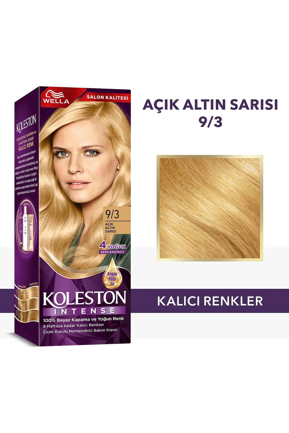 Wellax 9.3 Açık Altın Sarısı Krem Saç Boyası 50 ml